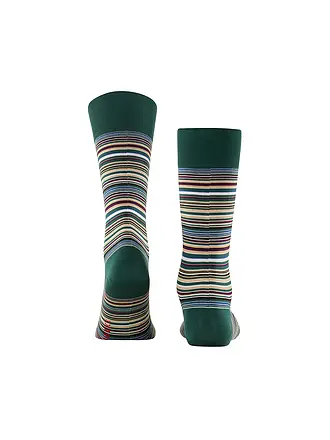FALKE | Chaussettes "Microblock" 14041 gris-blanc | dunkelgrün